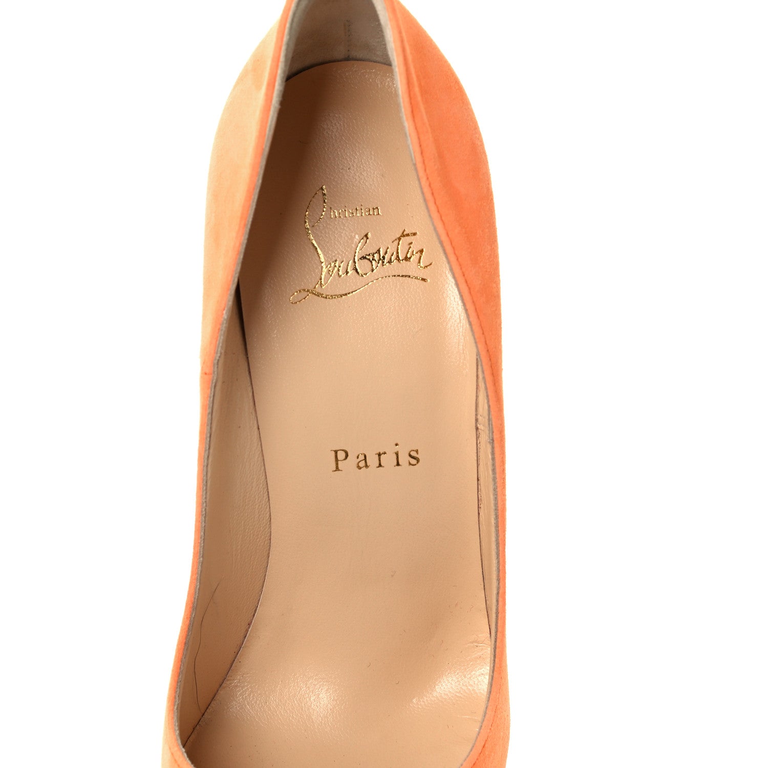 Christian Louboutin Suede So Kate 120 Pumps 37.5 Sunset 10 of 11