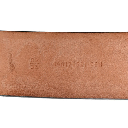 Fendi Vitello Box F Corner Belt 80 32 Black 3 of 8