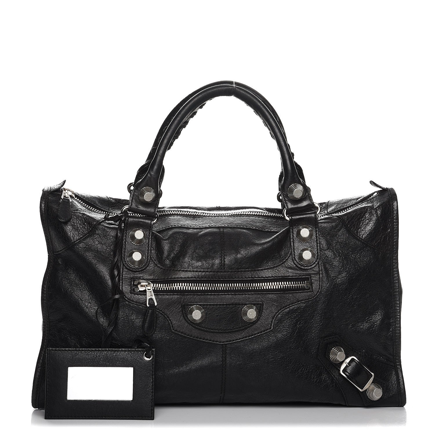 Balenciaga Agneau Giant 21 Silver Hardware Work Black 1 of 15