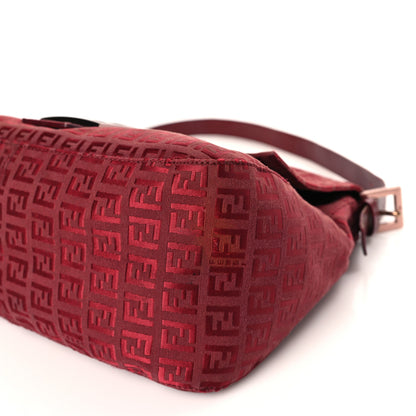 Fendi Zucchino Mama Baguette Red 8 of 12