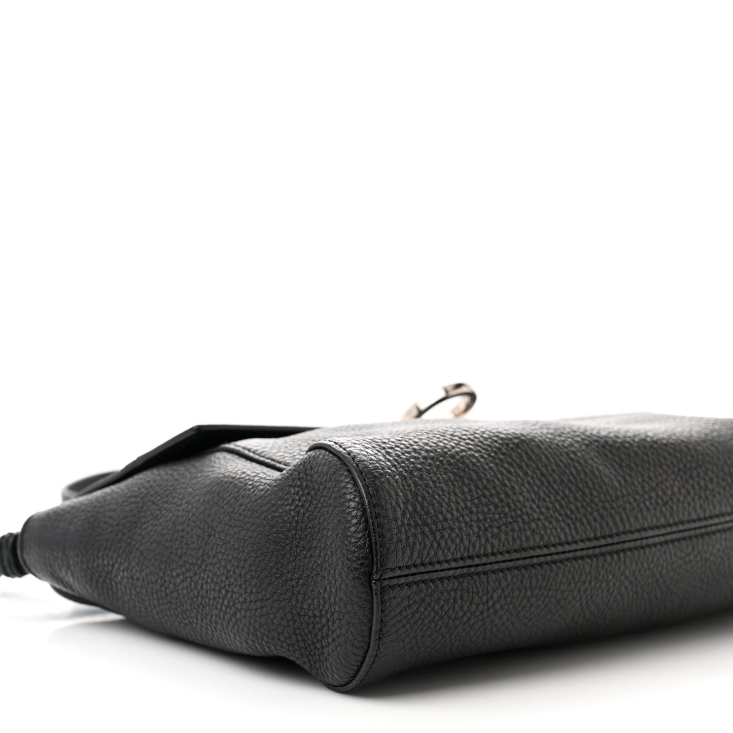 Calfskin Abbey Crossbody Black