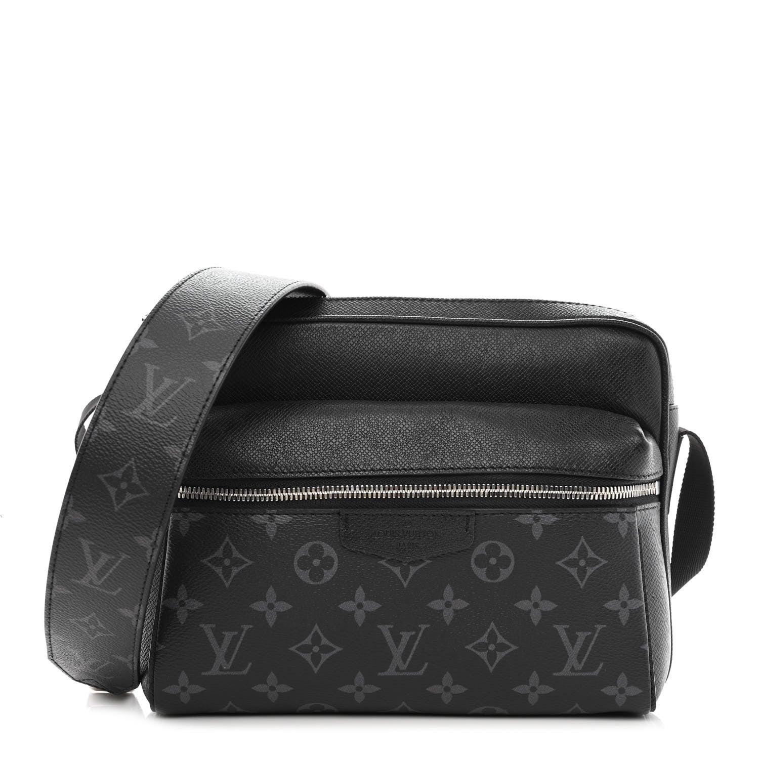 Louis Vuitton Taiga Monogram Eclipse Outdoor Messenger Black 1 of 9