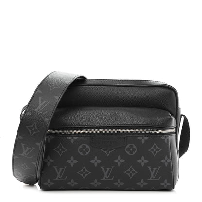 Louis Vuitton Taiga Monogram Eclipse Outdoor Messenger Black 1 of 9