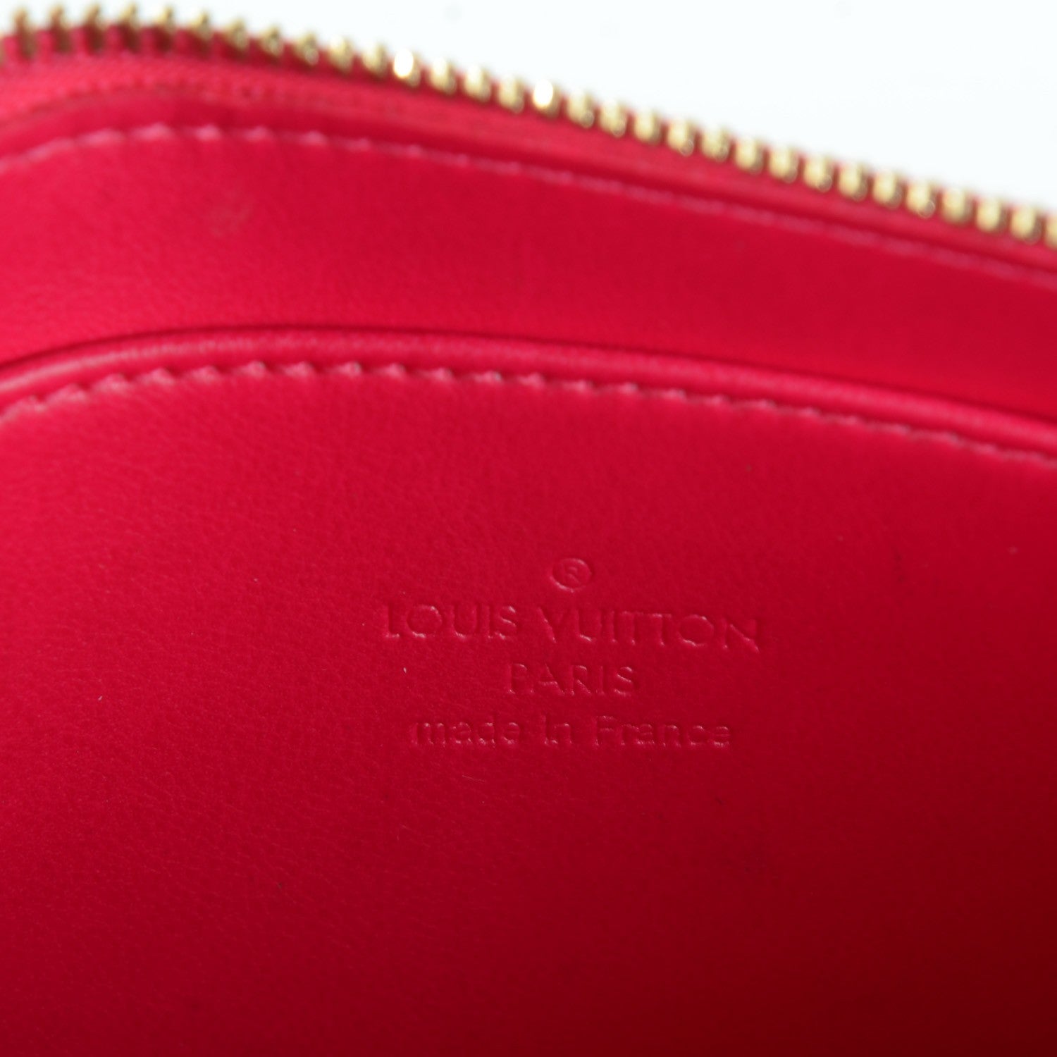 Louis Vuitton Vernis Trousse Cosmetic Pouch Rose Pop 5 of 7