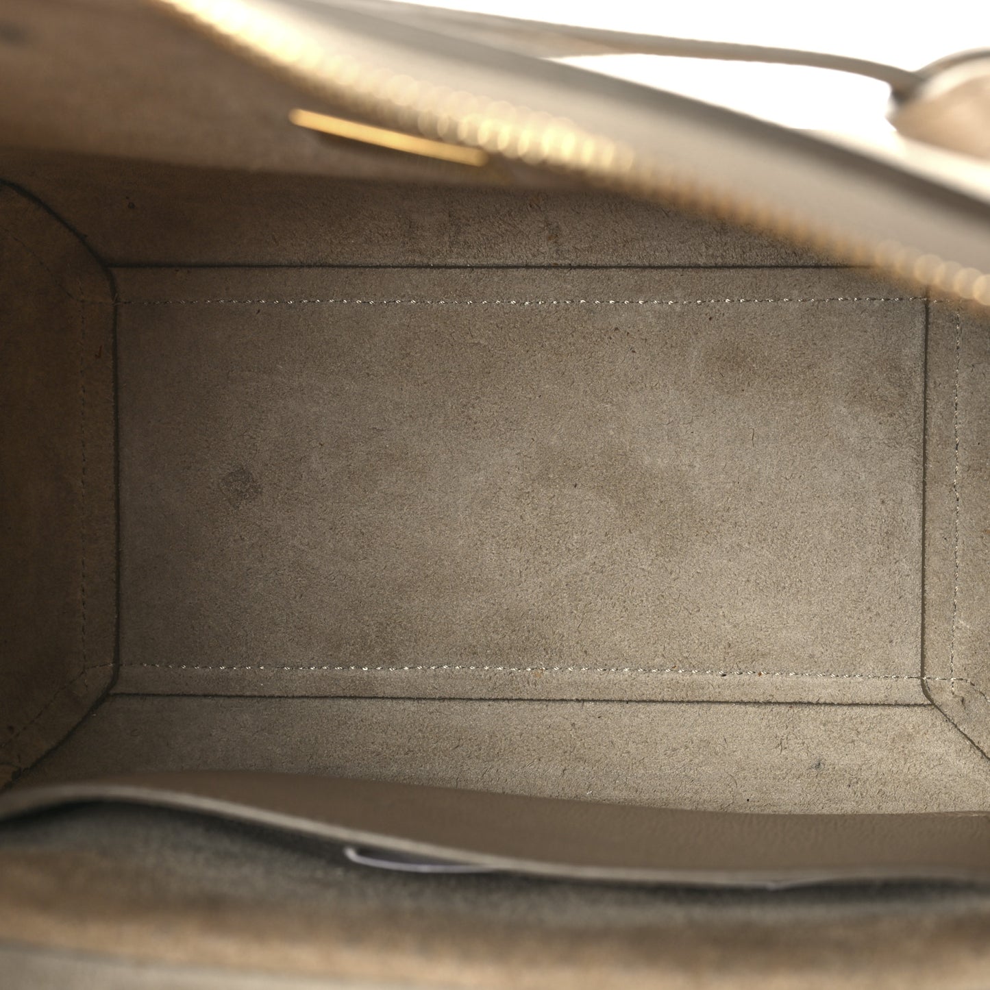 Grained Calfskin Micro Belt Bag Light Taupe