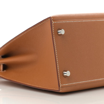 Hermes Epsom Kelly Sellier 28 Gold 8 of 10
