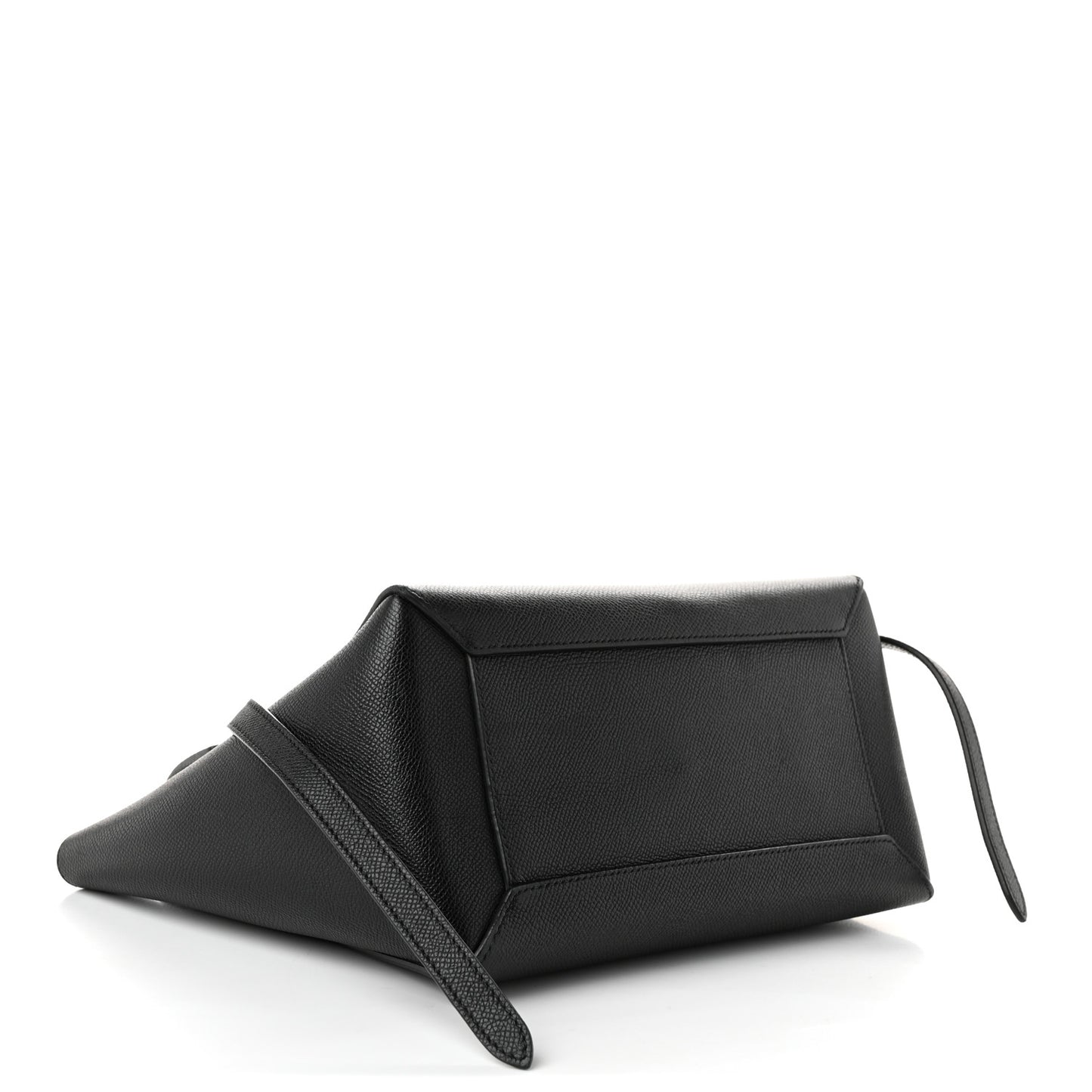 Grained Calfskin Micro Belt Bag Black