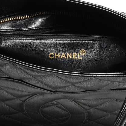 Chanel Caviar Quilted Medallion Tote Black 5 of 7