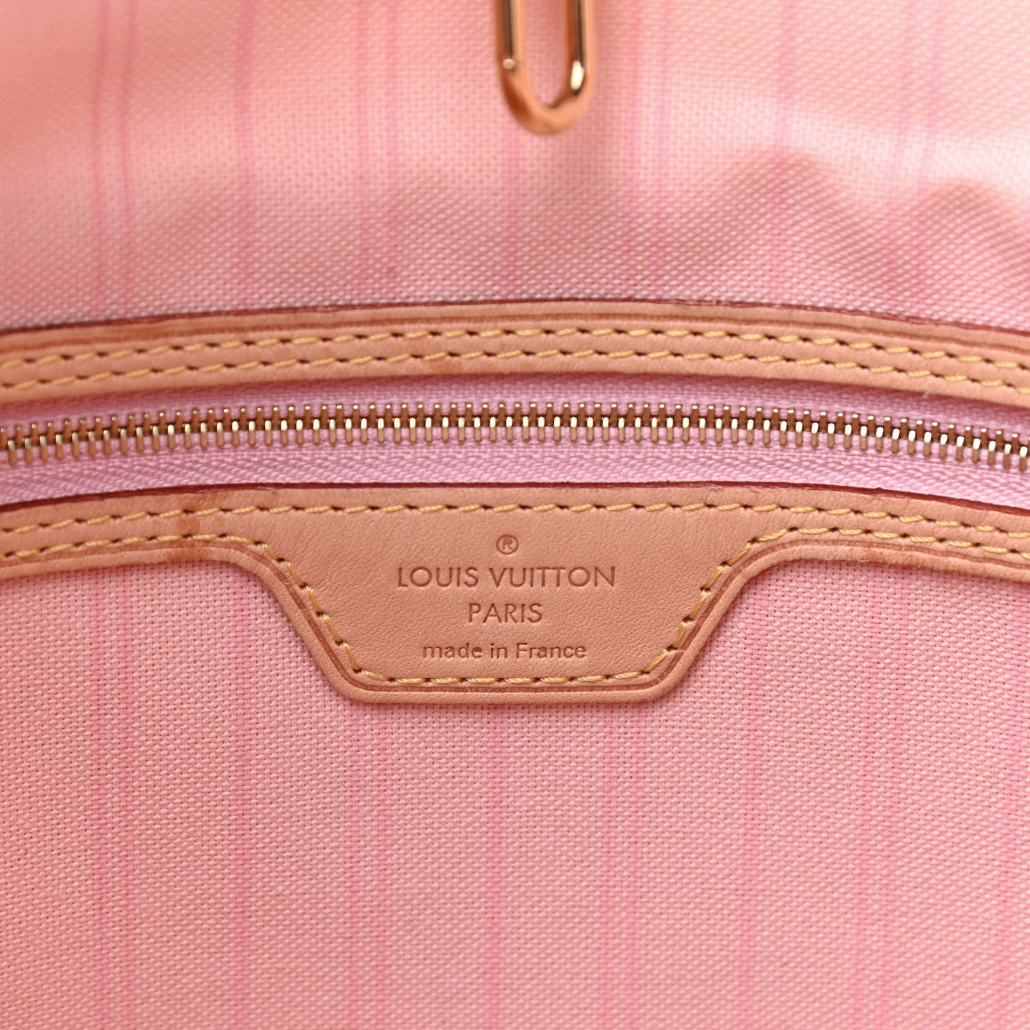 Louis Vuitton Damier Azur Delightful MM Rose Ballerine 6 of 11