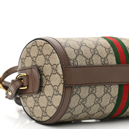 Gucci GG Supreme Monogram Web Small Ophidia Boston Bag Beige New Acero 9 of 10