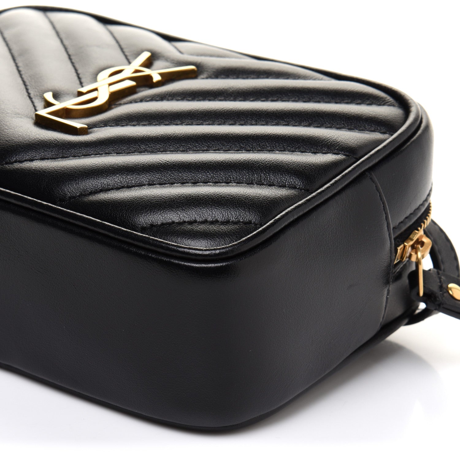 Saint Laurent Calfskin Matelasse Monogram Lou Belt Bag Black 12 of 12