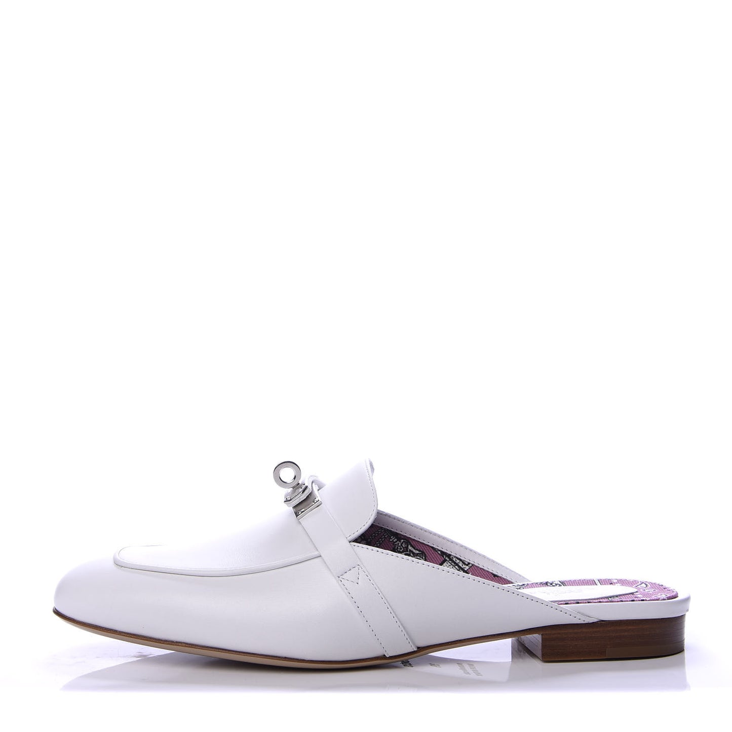 Calfskin Oz Mules 39 White