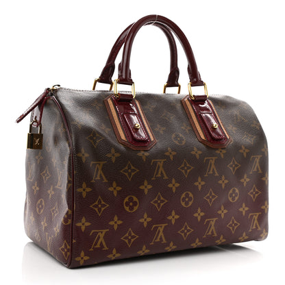 Louis Vuitton Monogram Mirage Speedy 30 Bordeaux 3 of 11