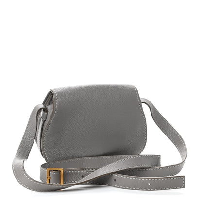 Chloe Calfskin Mini Marcie Round Crossbody Bag Cashmere Grey 2 of 4