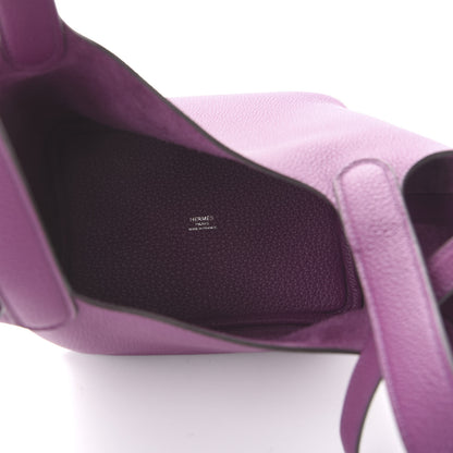 Hermes Taurillon Clemence Picotin Lock 18 PM Ultraviolet 5 of 11