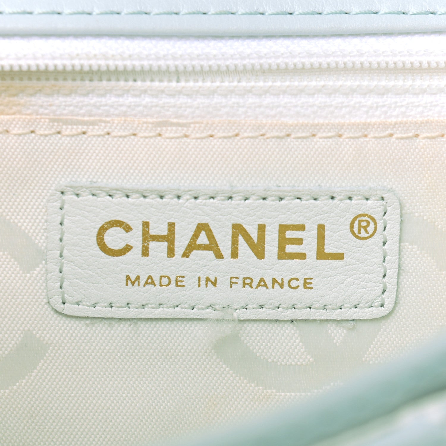 Chanel Calfskin Quilted Wild Stitch Flap Light Blue 7 of 10