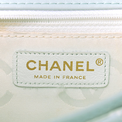 Chanel Calfskin Quilted Wild Stitch Flap Light Blue 7 of 10