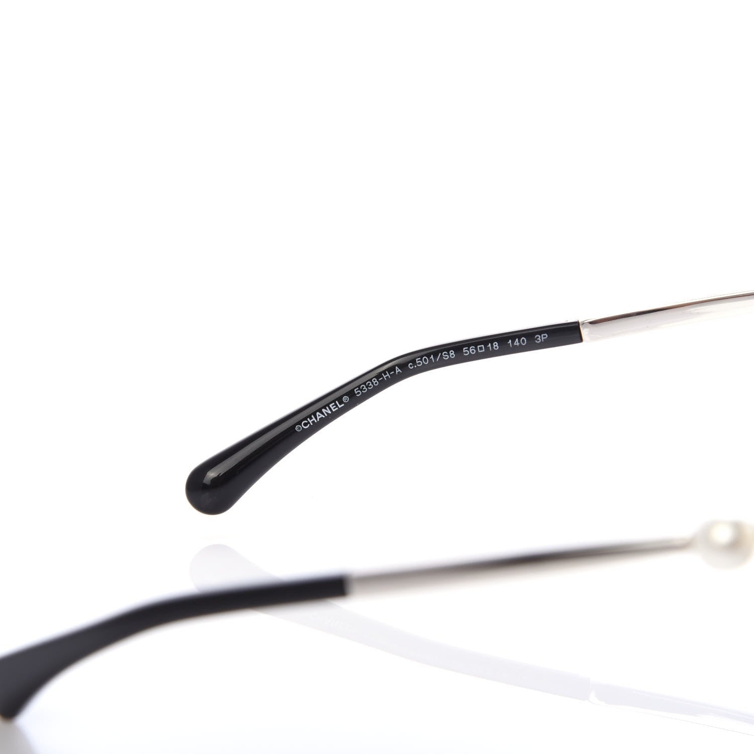 Chanel Pearl Sunglasses 5338-H-A Black 5 of 8