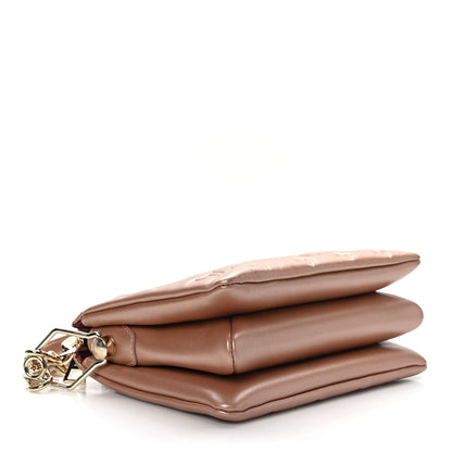 Louis Vuitton Metallic Lambskin Embossed Monogram Coussin BB Pink Gold 4 of 9