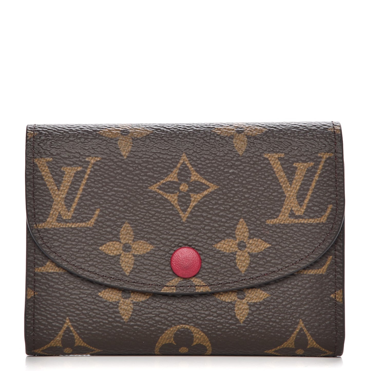Monogram Rosalie Coin Purse Fuchsia