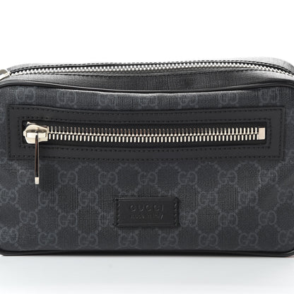 Gucci Soft GG Supreme Monogram Web Belt Bag Black Grey 8 of 12