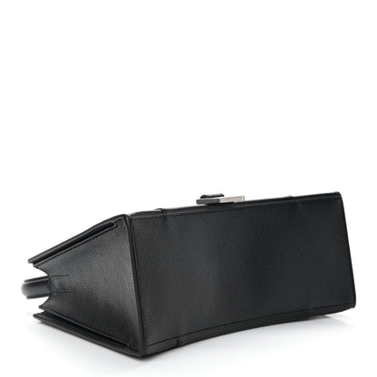 Balenciaga Grained Calfskin XS Hourglass East West Tote Black 4 of 9