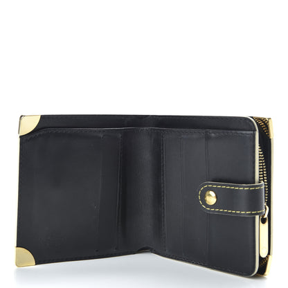 Louis Vuitton Suhali Compact Zipped Wallet Black 5 of 10