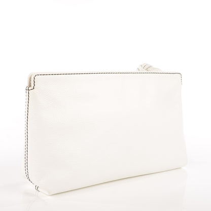 Chanel Caviar Resin CC Zip Clutch White 2 of 8