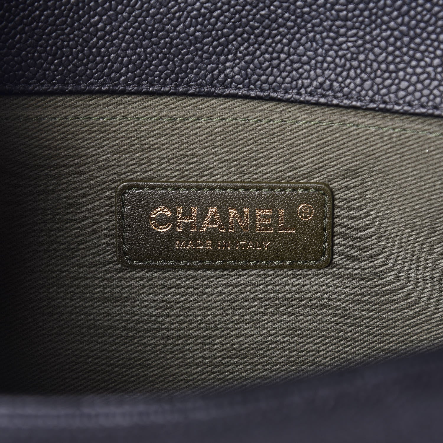 Chanel Caviar Quilted Medium Boy Flap Black 8 of 10