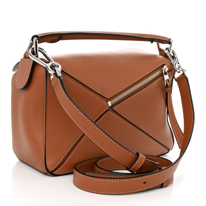 Loewe Calfskin Small Puzzle Bag Tan 3 of 9