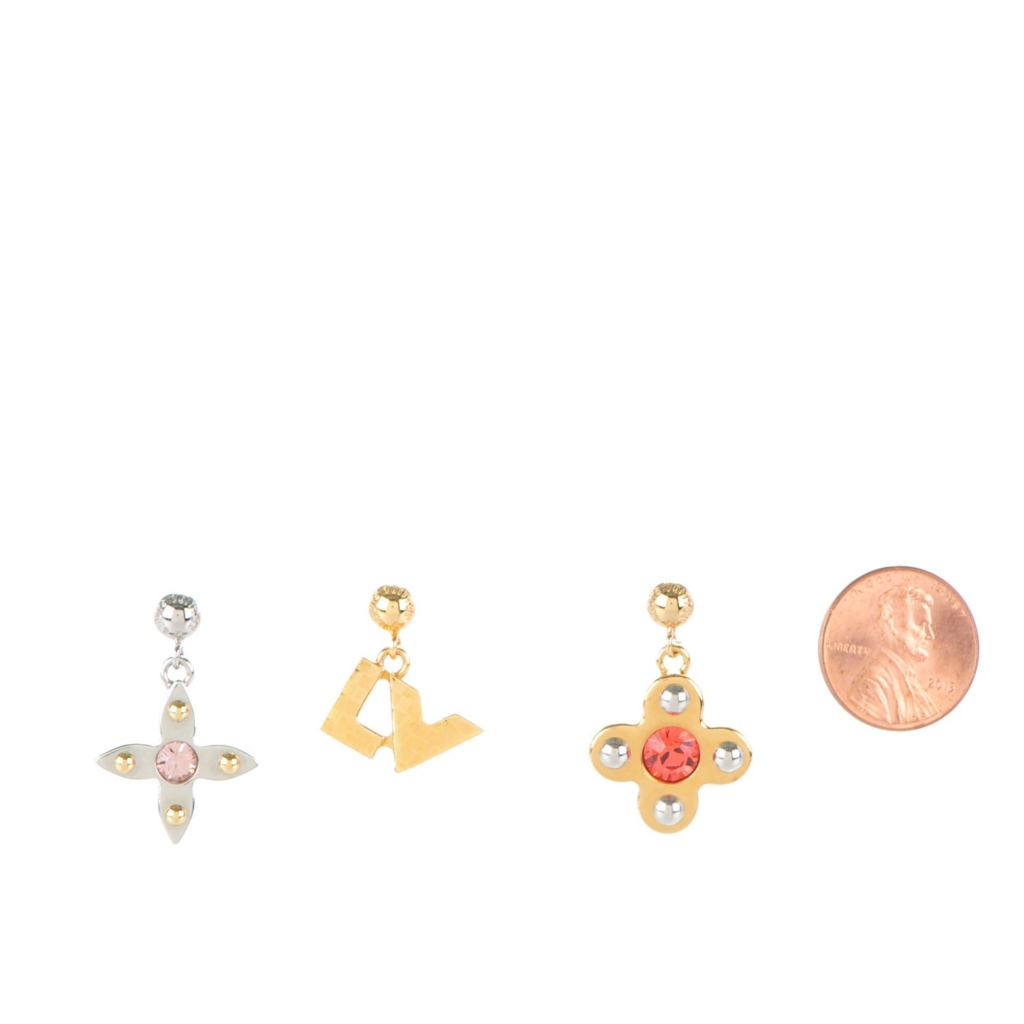 Swarovski Crystal Love Letters Earrings GM Set of 3