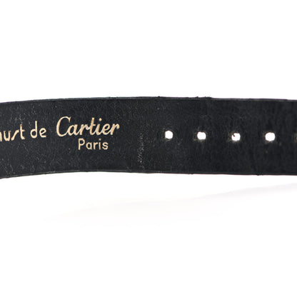 Cartier 18K Yellow Gold Alligator 24mm Ceinture Octagon Manual Winding Watch 5 of 6