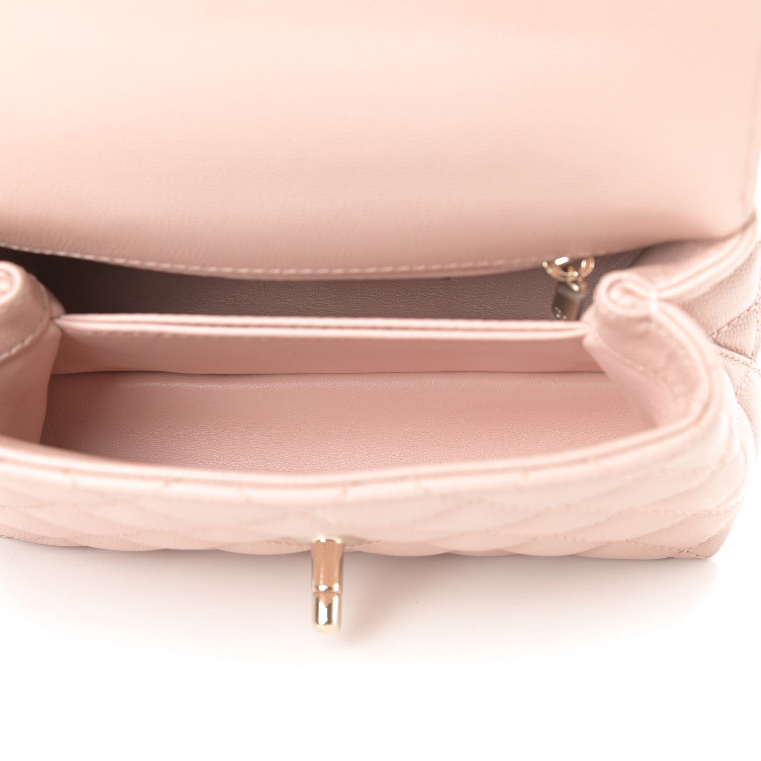 Chanel Caviar Quilted Extra Mini Coco Handle Flap Light Pink 5 of 11