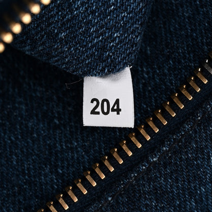 Prada Denim Small Logo Tote Bleu 8 of 11