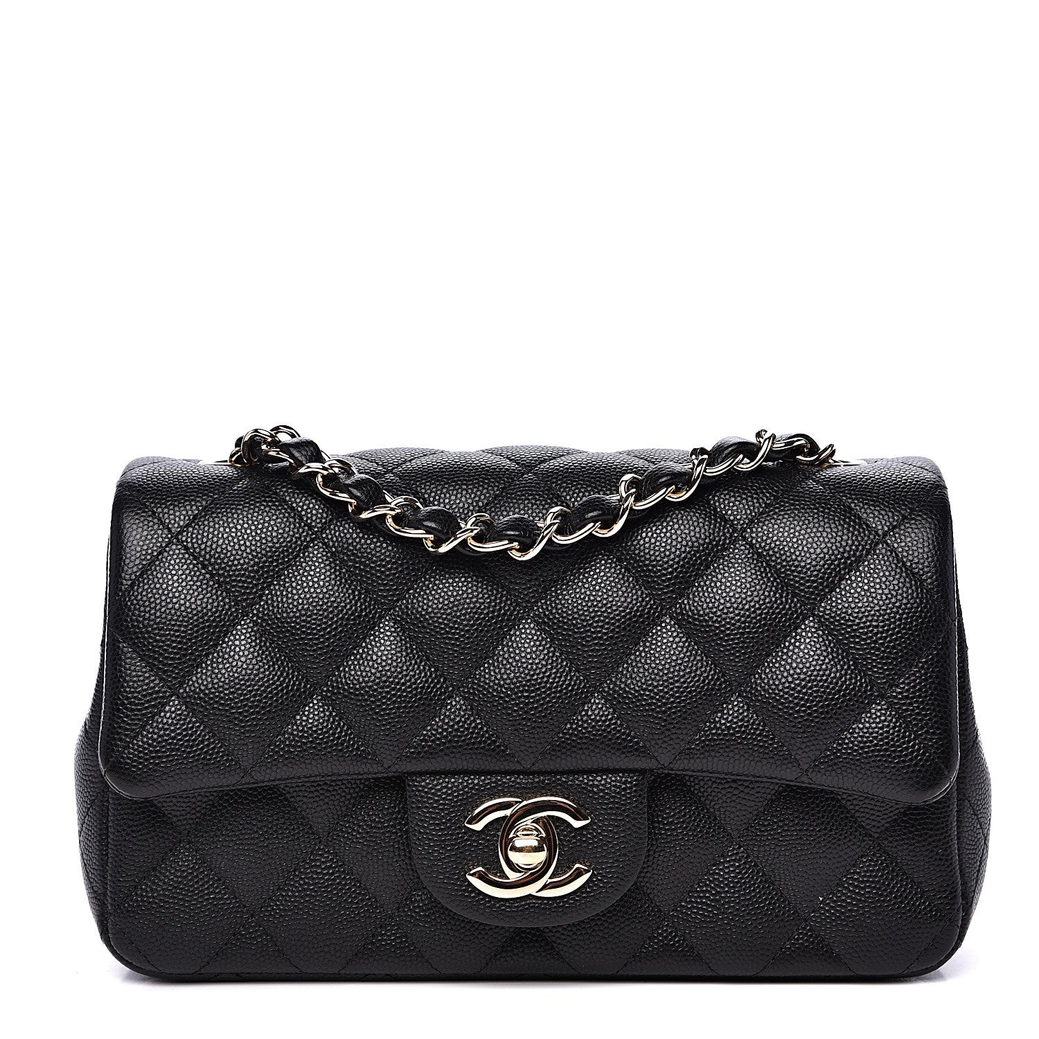 Chanel Caviar Quilted Mini Rectangular Flap Black 1 of 10