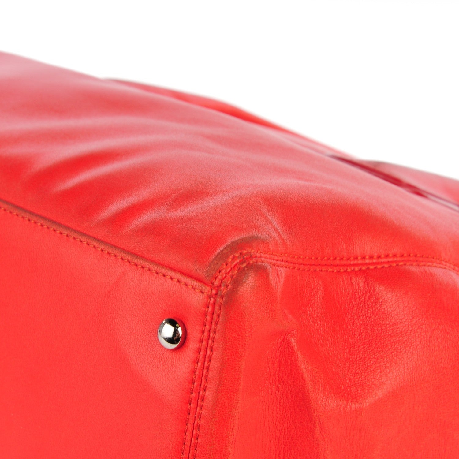 Chanel Lambskin Executive Cerf Shopper Tote Red 12 of 13