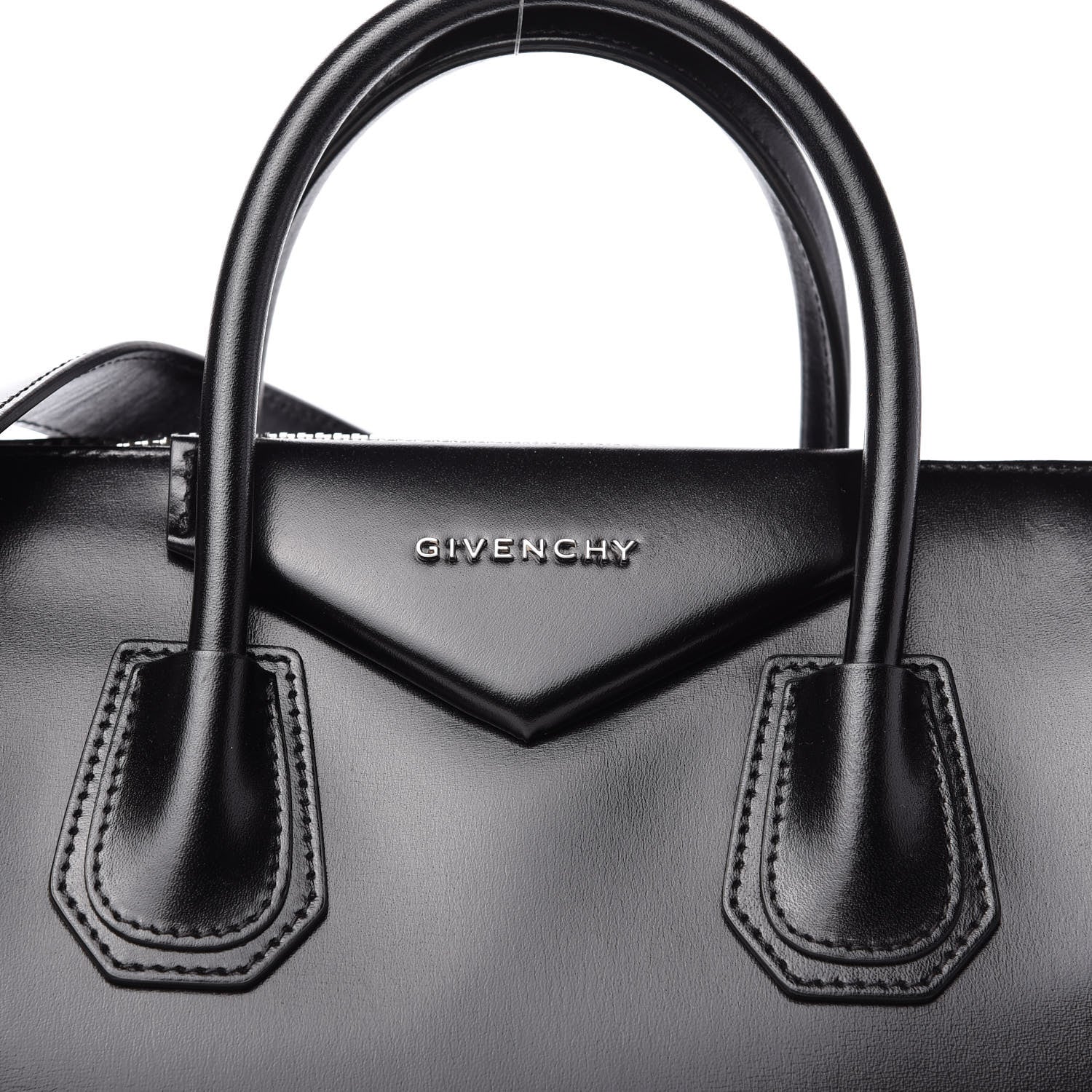 Givenchy Shiny Lord Calfskin Medium Antigona Black 10 of 10