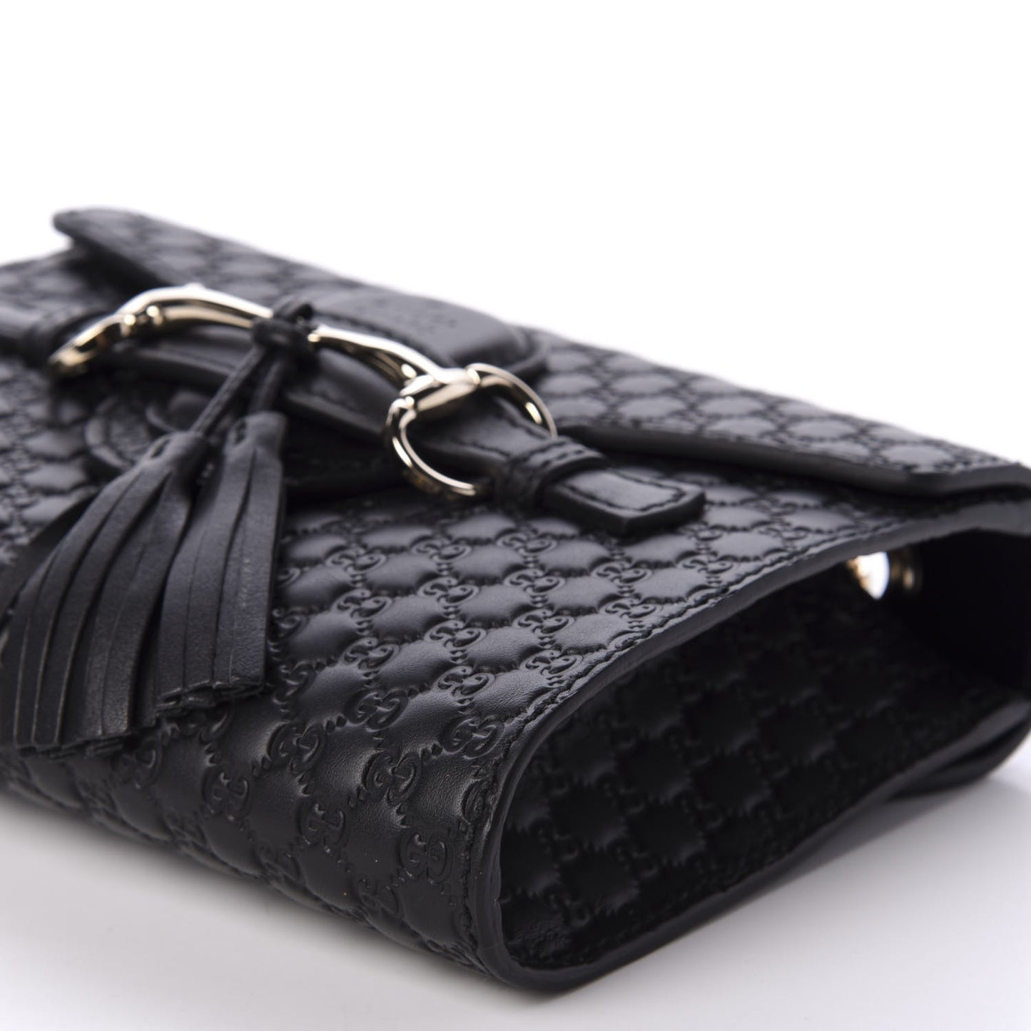 Microguccissima Mini Emily Shoulder Bag Black