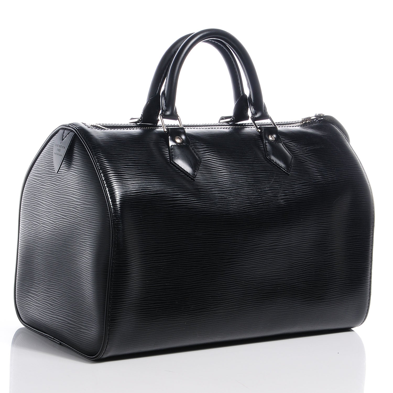 Louis Vuitton Epi Speedy 30 Black 3 of 7