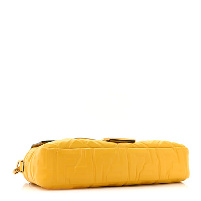 Fendi Nappa FF 1974 Embossed Baguette Mimosa 4 of 15