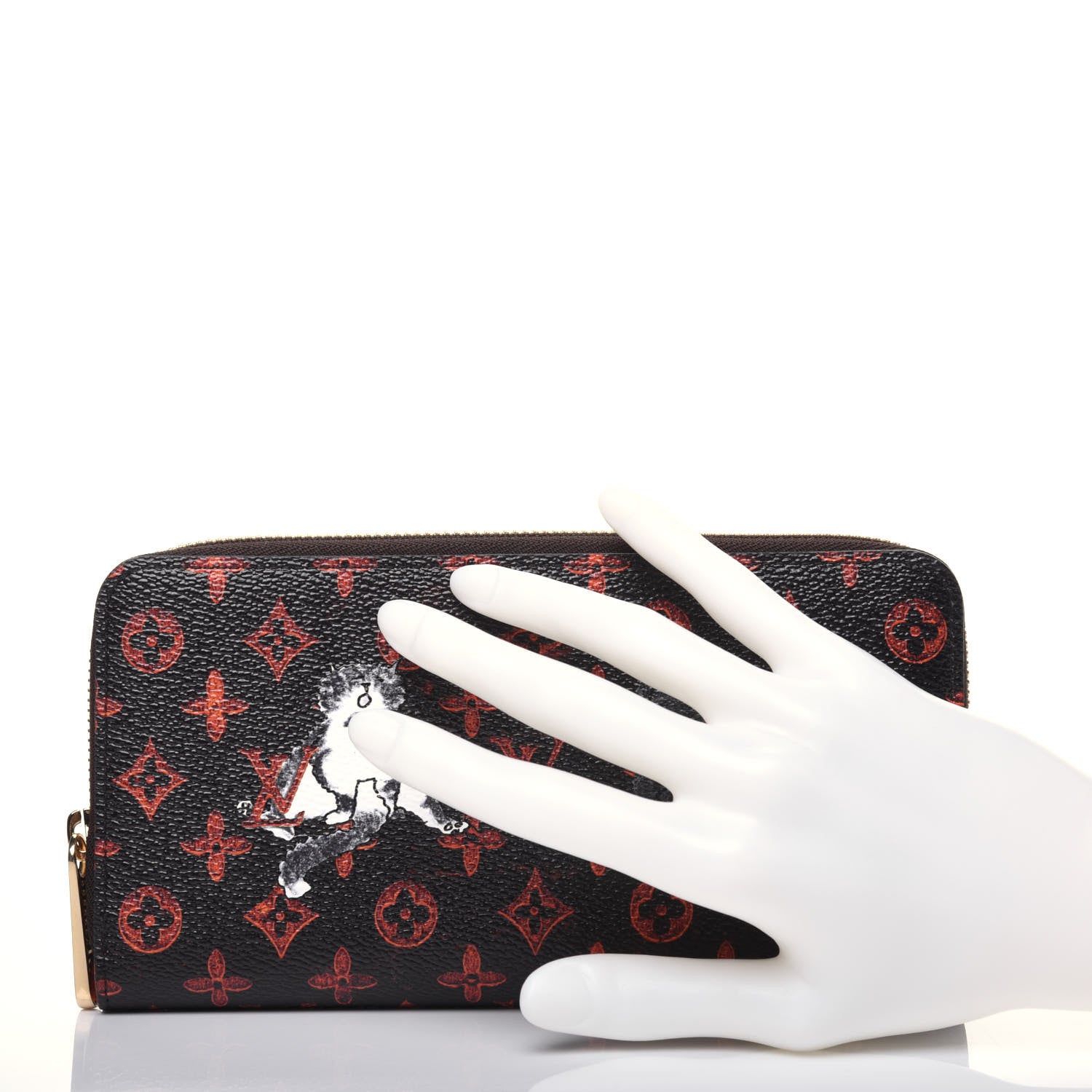 Louis Vuitton Catogram Zippy Wallet Marron 2 of 11
