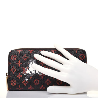 Louis Vuitton Catogram Zippy Wallet Marron 2 of 11