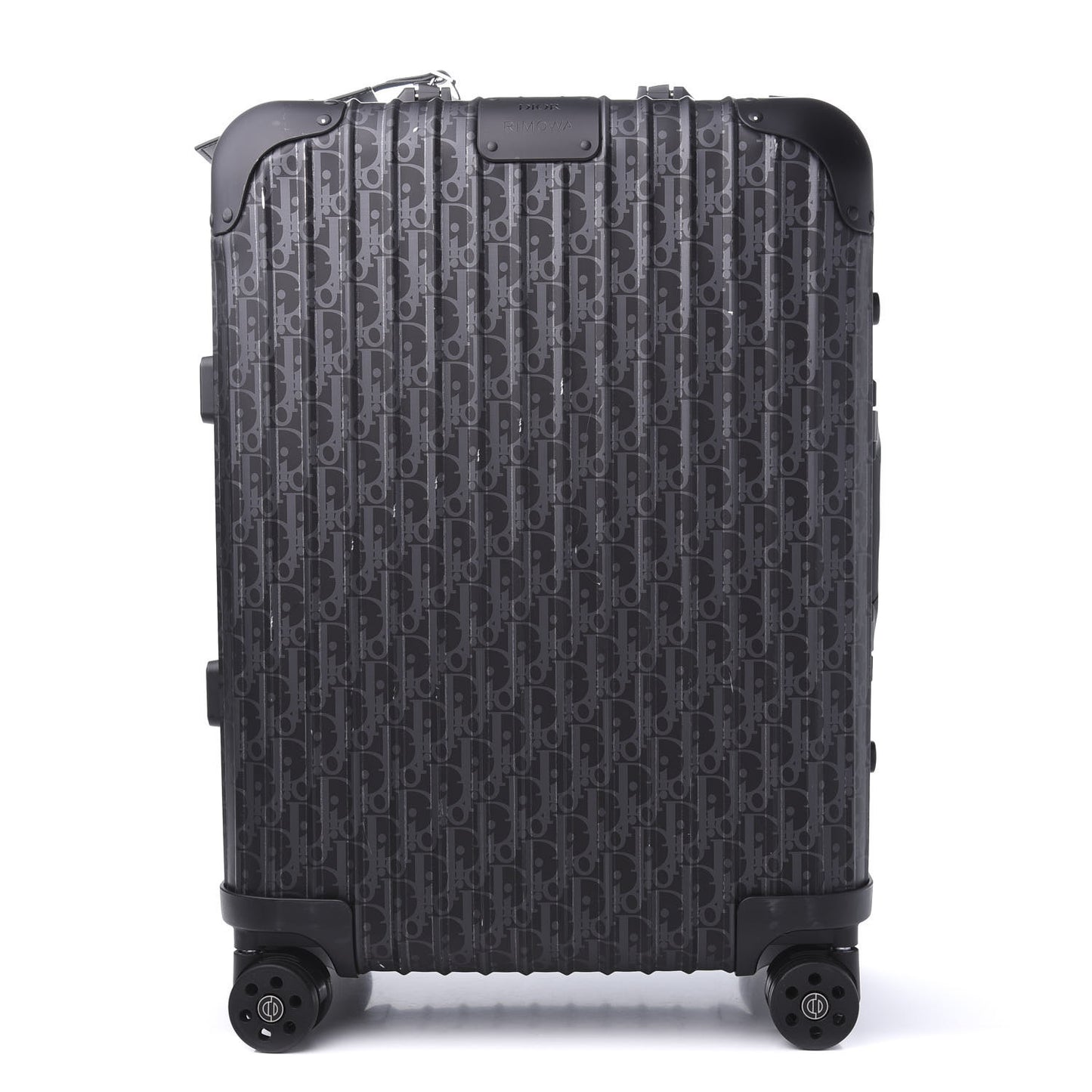 X RIMOWA Aluminum Zucca Print Roll Away Carry On Luggage