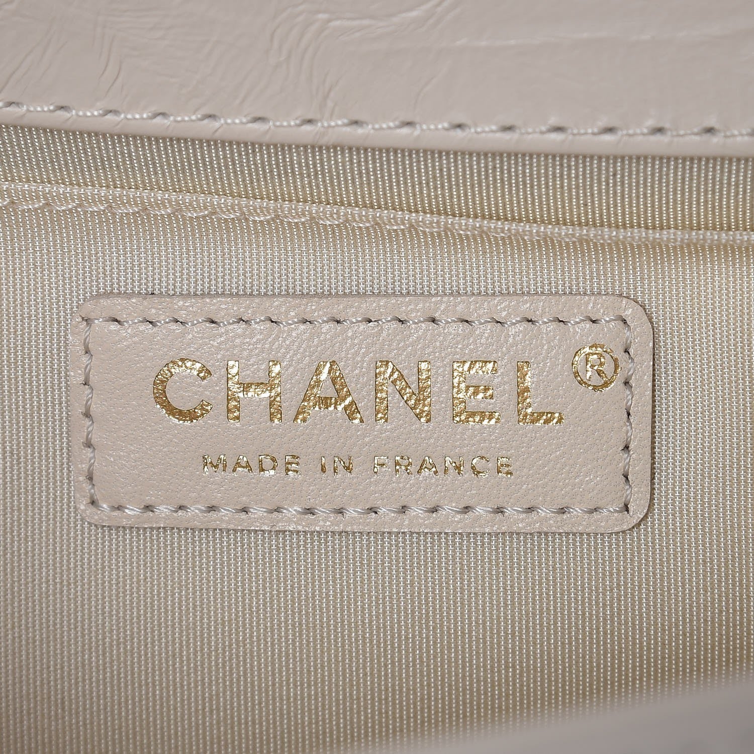 Chanel Aged Calfskin Quilted Medium Jacket Boy Flap White 6 of 12