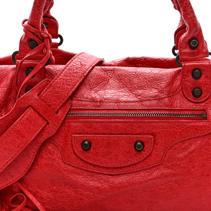 Balenciaga Agneau Classic Hardware Twiggy Rouge Coquelicot 9 of 11