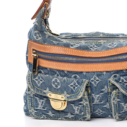 Louis Vuitton Monogram Denim Baggy PM Blue 12 of 12