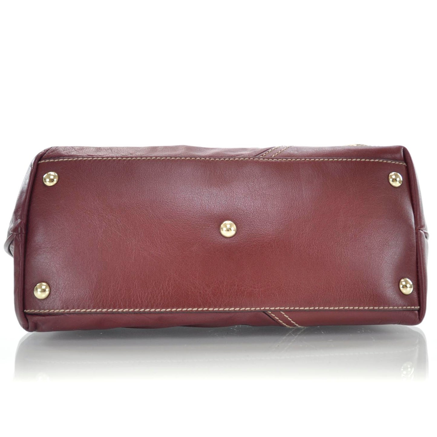 Leather New Britt Tote Red