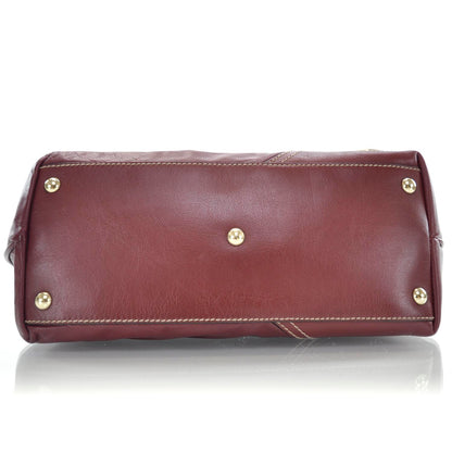 Gucci Leather New Britt Tote Red 6 of 9