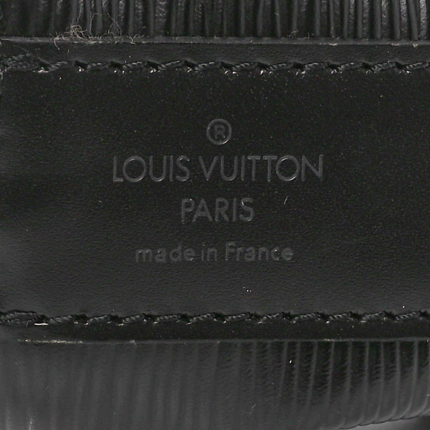 Louis Vuitton Epi Sac D'epaule Black 6 of 9