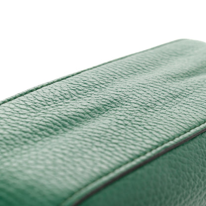 Gucci Pebbled Calfskin Small Soho Disco Bag Emerald Green 13 of 15